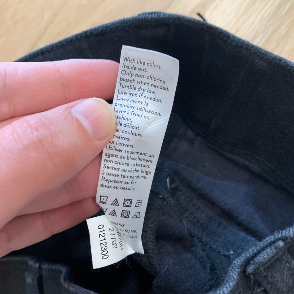 Women’s Spanx Black Ankle Skinny Jeans Business Casual Slimming Size Medium 8 - Picture 8 of 13